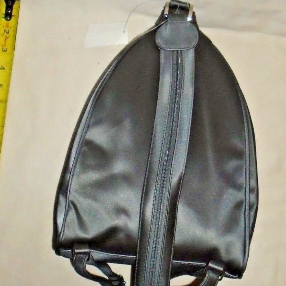 Vintage Bentley Shiny Metallic Backpack Purse Bag - Picture 4 of 7